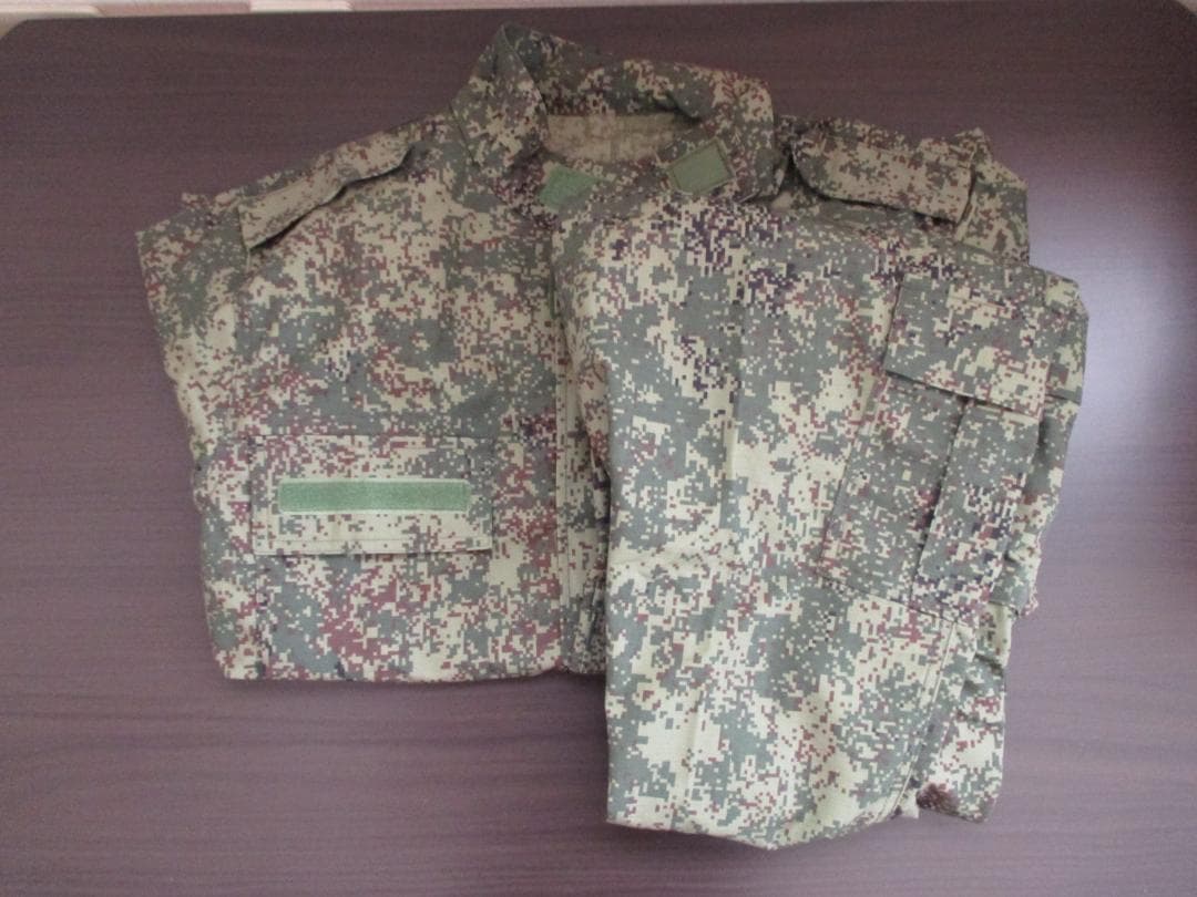 未使用　ロシア軍　北朝鮮軍　BTK　迷彩服　サイズM　デジタルフローラ