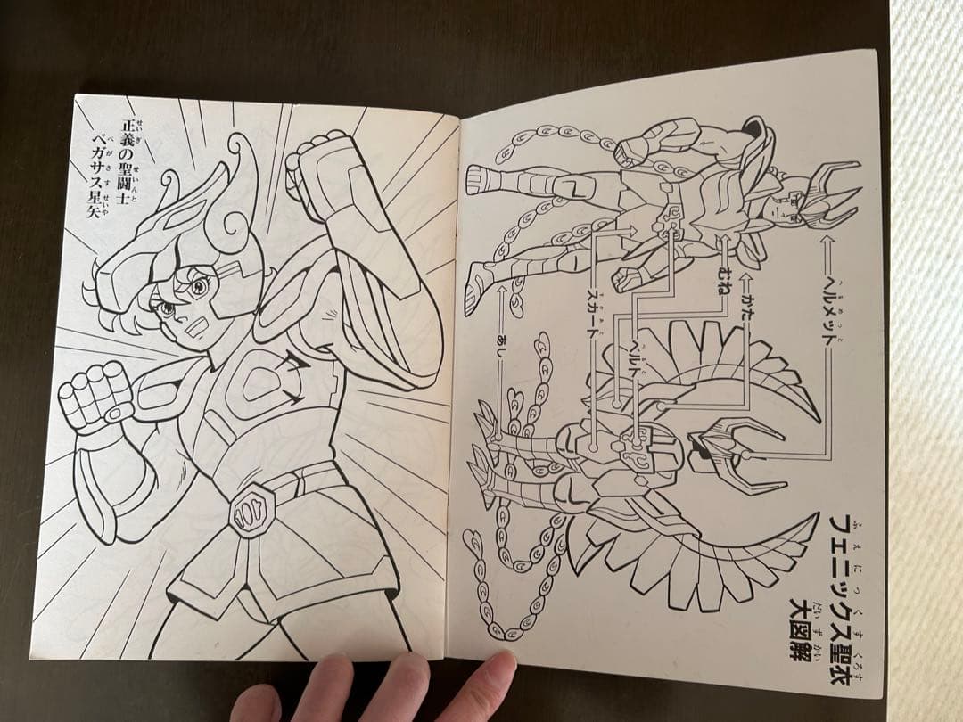 激レア お宝 聖闘士星矢 ぬりえ セイカ 昭和レトロ 80年代 - メルカリ