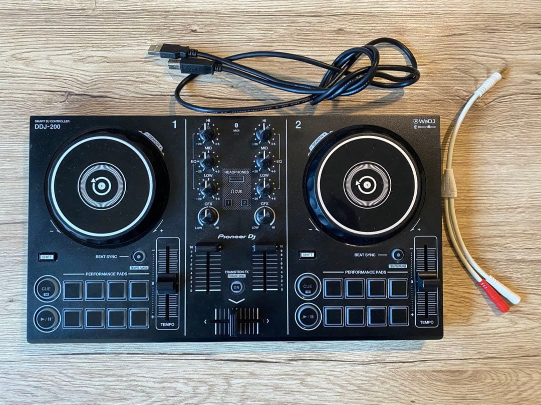 ■ DDJ-200 DJコントローラー｜完動品｜中古美品｜必要コード2つ付き