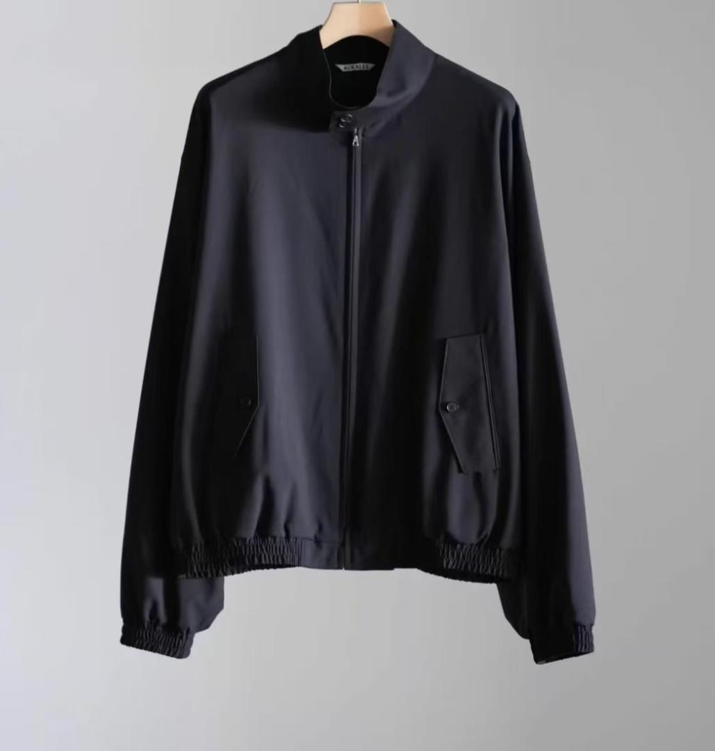 Auralee ブラック ジップアップジャケット M