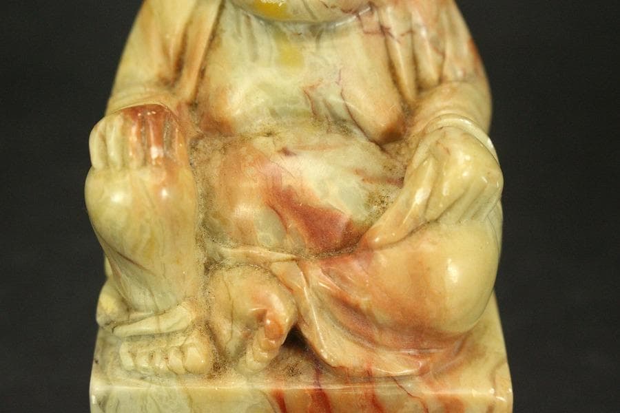 中国美術 寿山石 刻布袋 印材(A550) - メルカリ