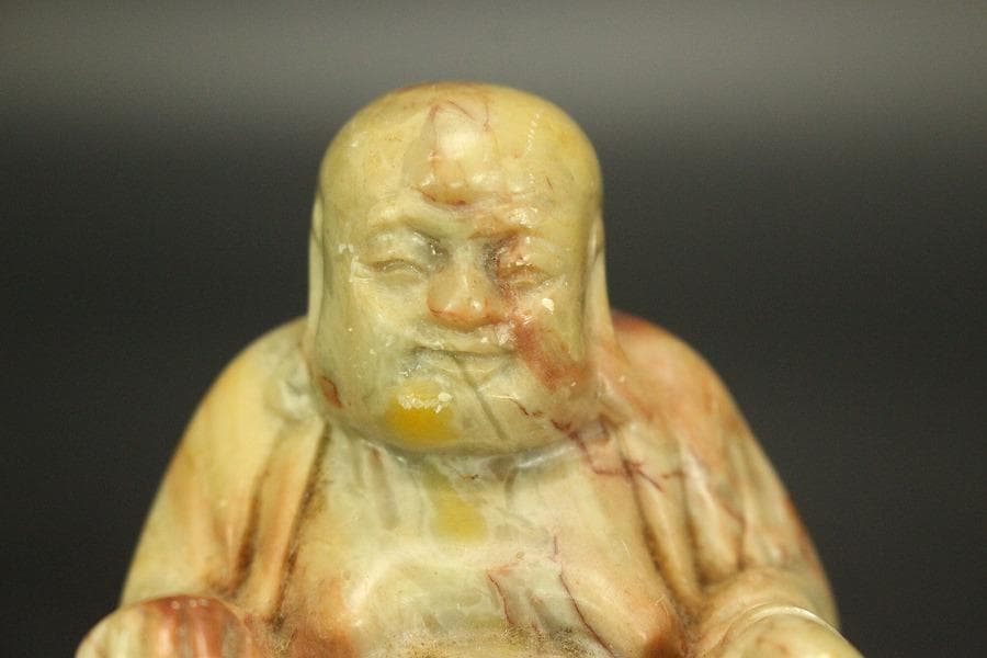 中国美術 寿山石 刻布袋 印材(A550) - メルカリ