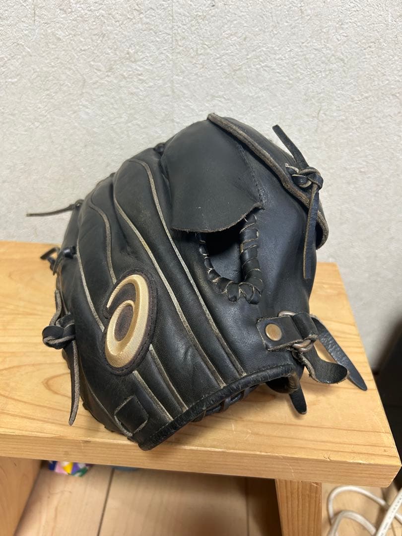 s*★様 アシックス 硬式　投手用グローブ　ダルビッシュ　ゴールドステージ　レア ゴールドステージ 交換無料 アシックス 硬式野球 グローブ