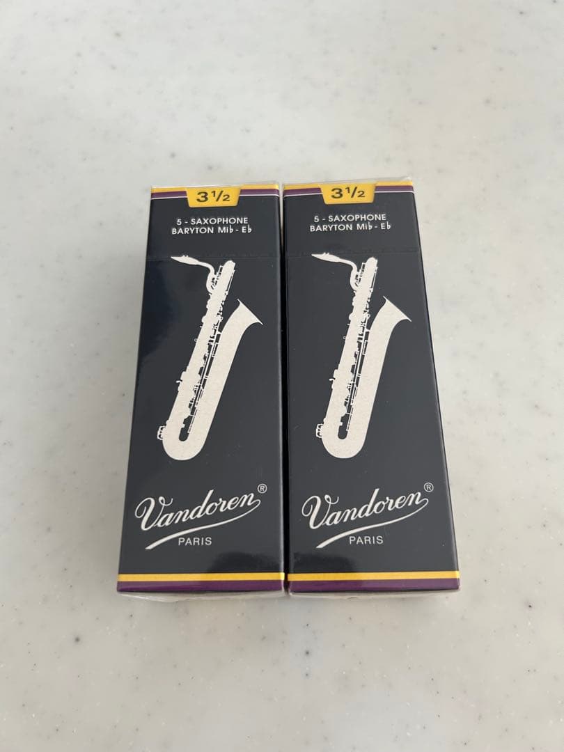 Vandoren バリトンサックスリード 3 1/2 2箱