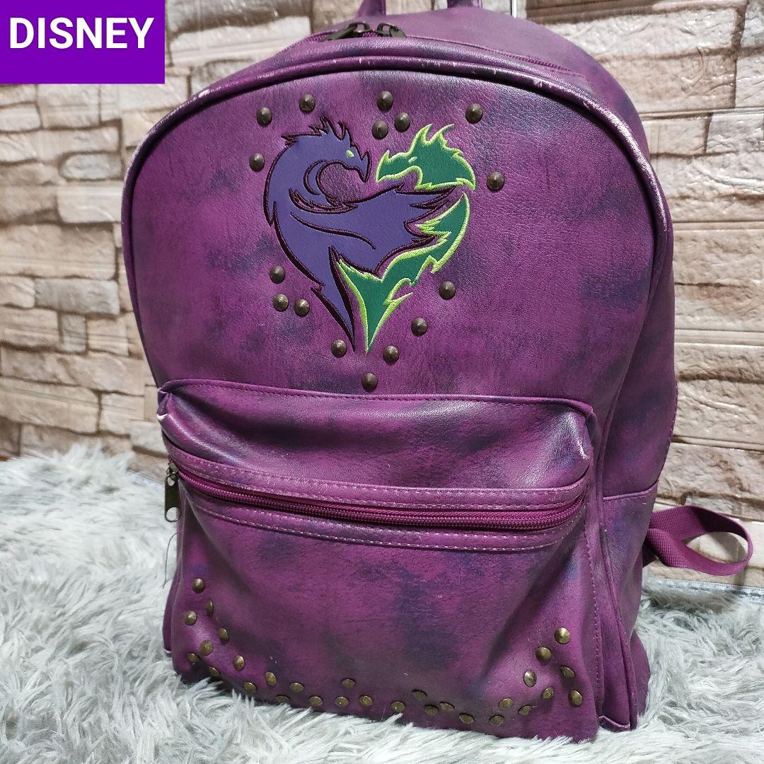 ディズニーストア ディセンダント バックパック　ヴィランズ　マル　リュック　紫