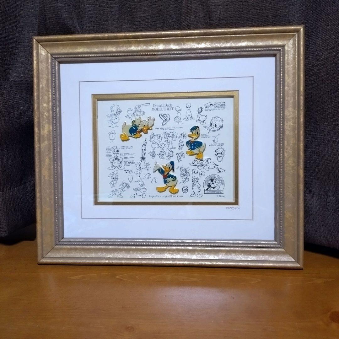Disney ダック 限定版アート 2038/7500