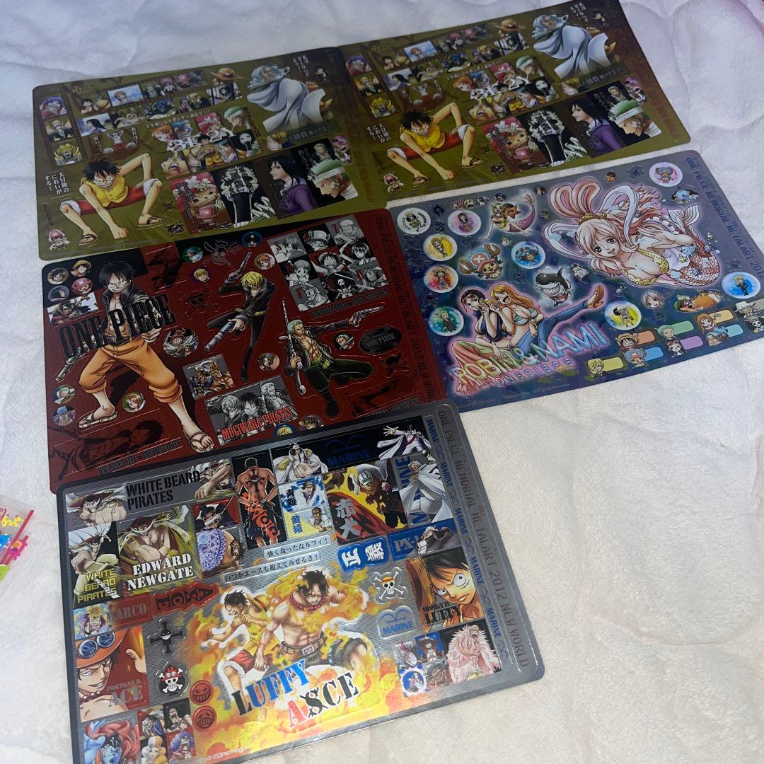 ワンピース ジャンボカードダスシール2012 5枚セット - メルカリ