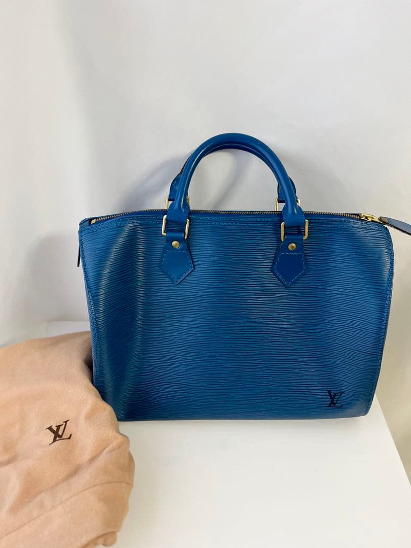 美品　LOUIS VUITTON ルイヴィトン エピ ボストンバッグ レザー