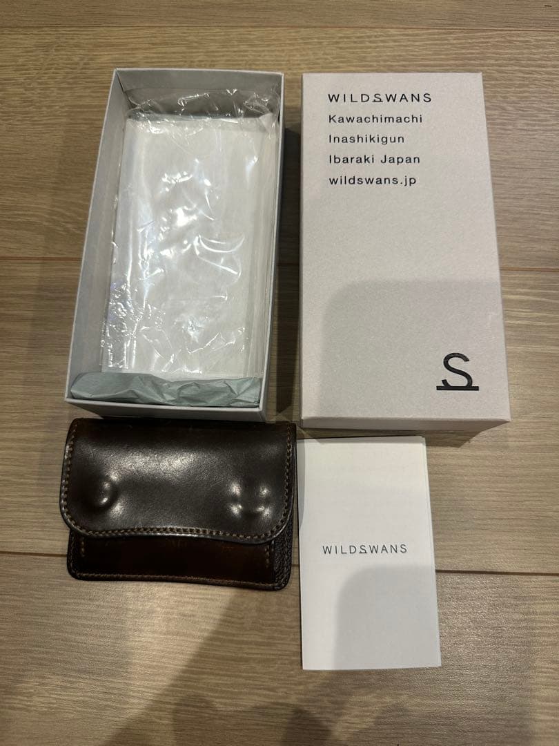 WILD SWANS タング　シェルコードバン　ダークコニャック