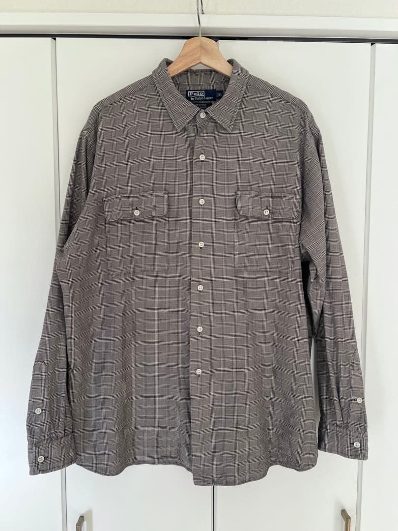 polo ralph lauren / グレンチェックロングスリーブシャツ