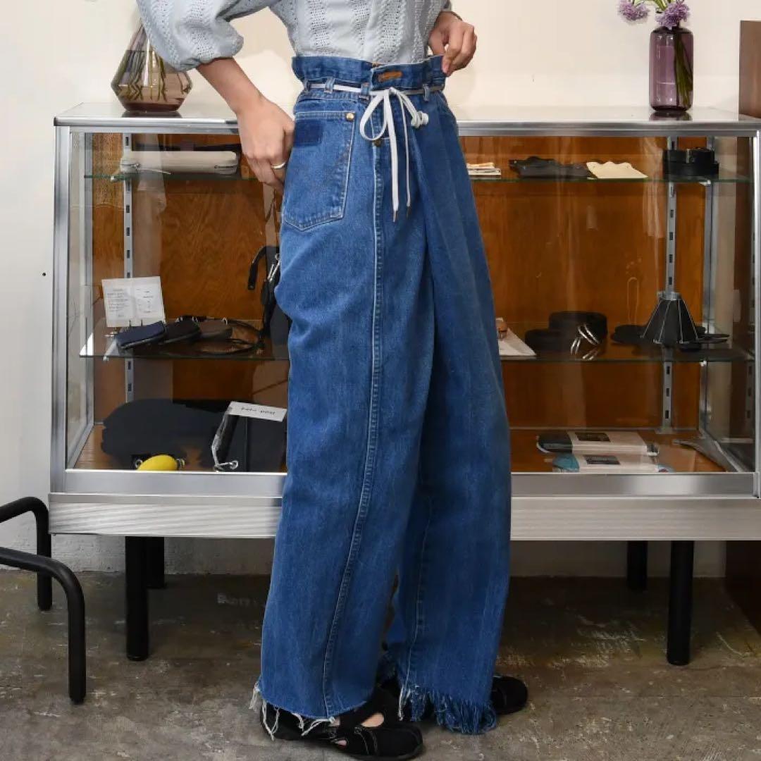 パンツ MAISON EUREKA VINTAGE REWORK BIGGY 017