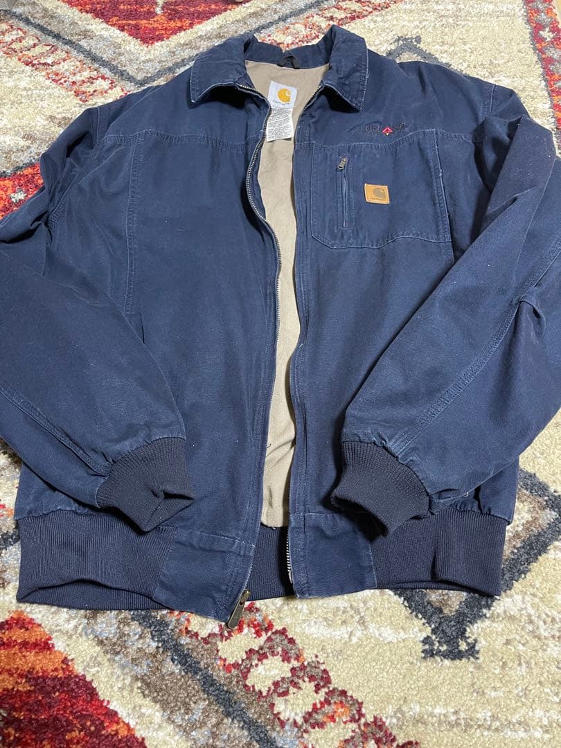 カーハートジャクソンジャケットアクティブジャケット　ネイビーDNY XL