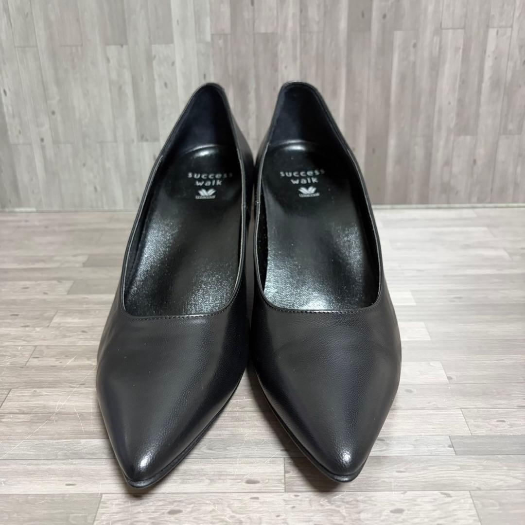 ワコール Wacoal success walk ブラック パンプス 24cm - メルカリ