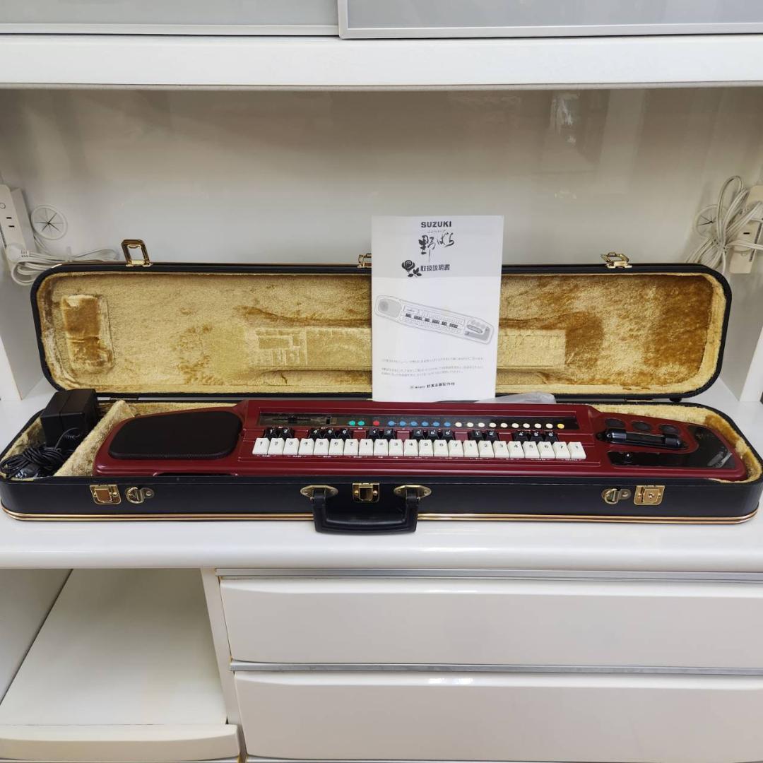 ★SUZUKI　大正琴　ニューハープ　野ばら　TES-370　ハードケース付き