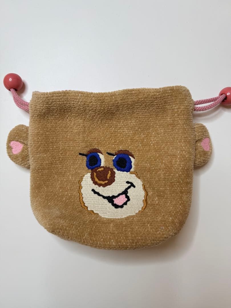 フェイラー　ドアップテディガール耳付き巾着ポーチ ドアップテディガール 耳付き巾着 L/DUG-243242(ベージュ): LOVERARY