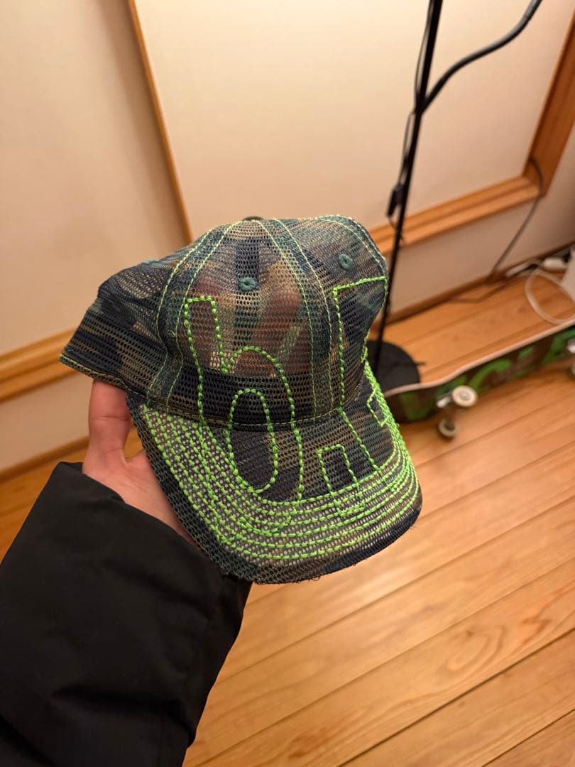 b.eautiful 迷彩メッシュキャップ