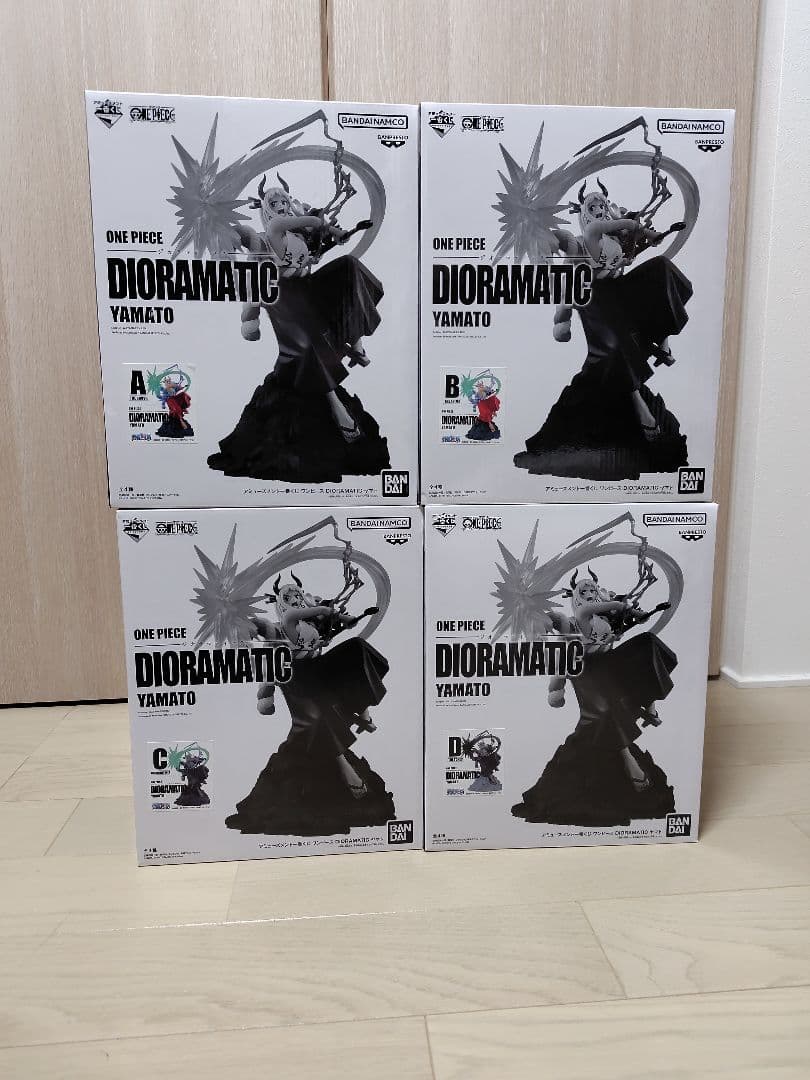 ワンピース ジオラマティック ヤマト　A B C D 4種　半券付 国内正規品