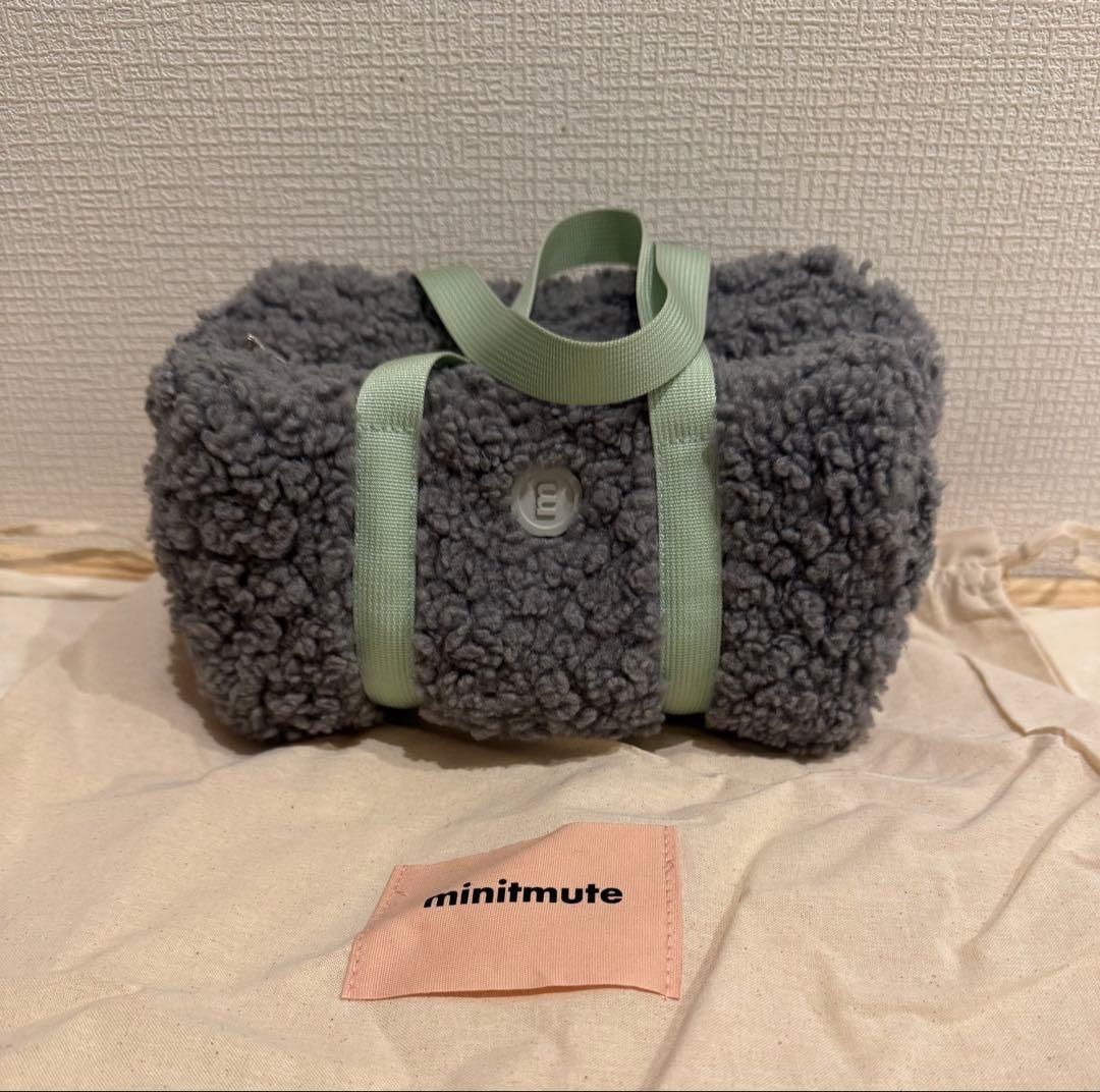 バッグ minitmute Shearing Tote Ash
