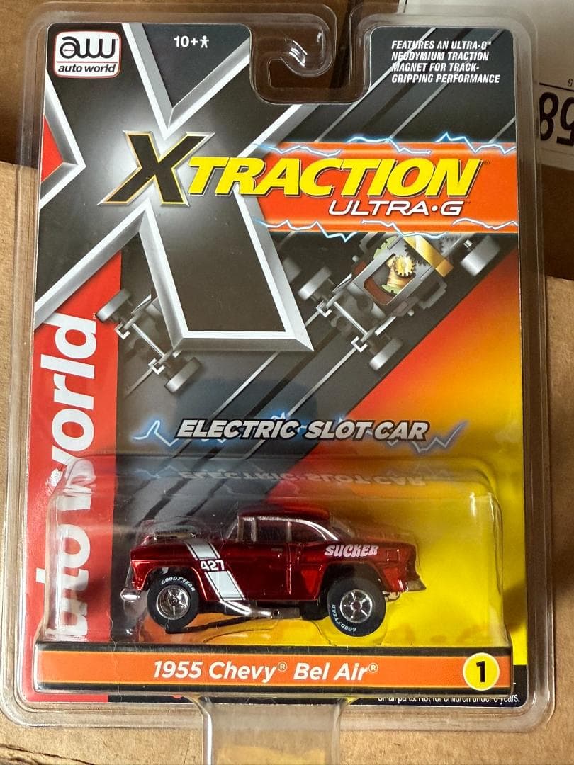 55 Chevy (Red Chrome) キャンディレッド☆HOスロットカー