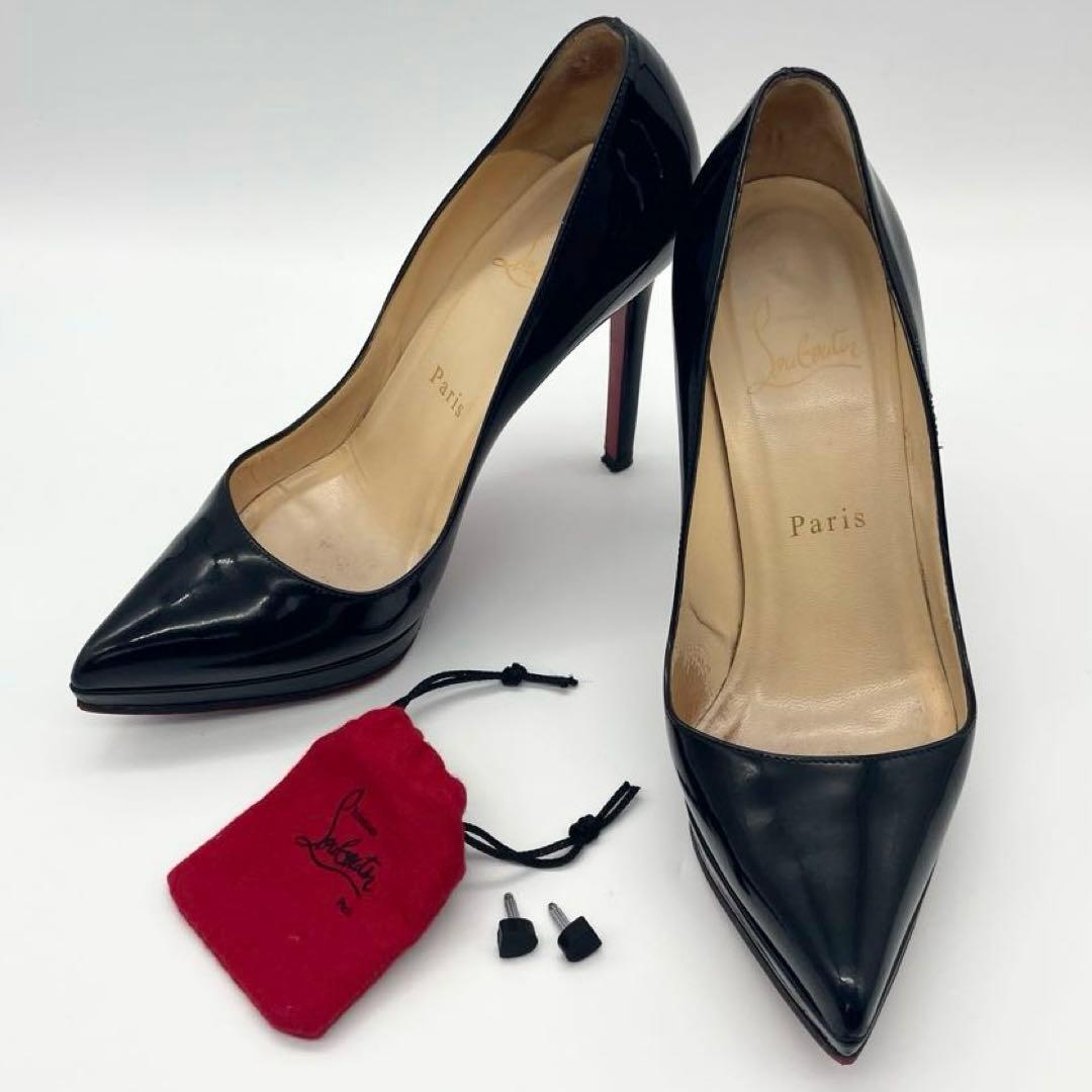 クリスチャンルブタン ハイヒール レッドソール ポインテッドトゥ 35 1/2