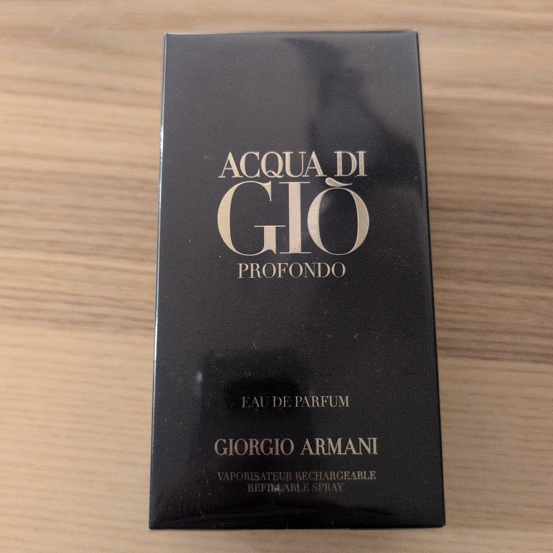 香水(男性用) Giorgio Armani Profondo Acqua Di Gio 100 GIORGIO ARMANI ジョルジオ アルマーニ ACQUA DI GIO PROFONDO 100mL