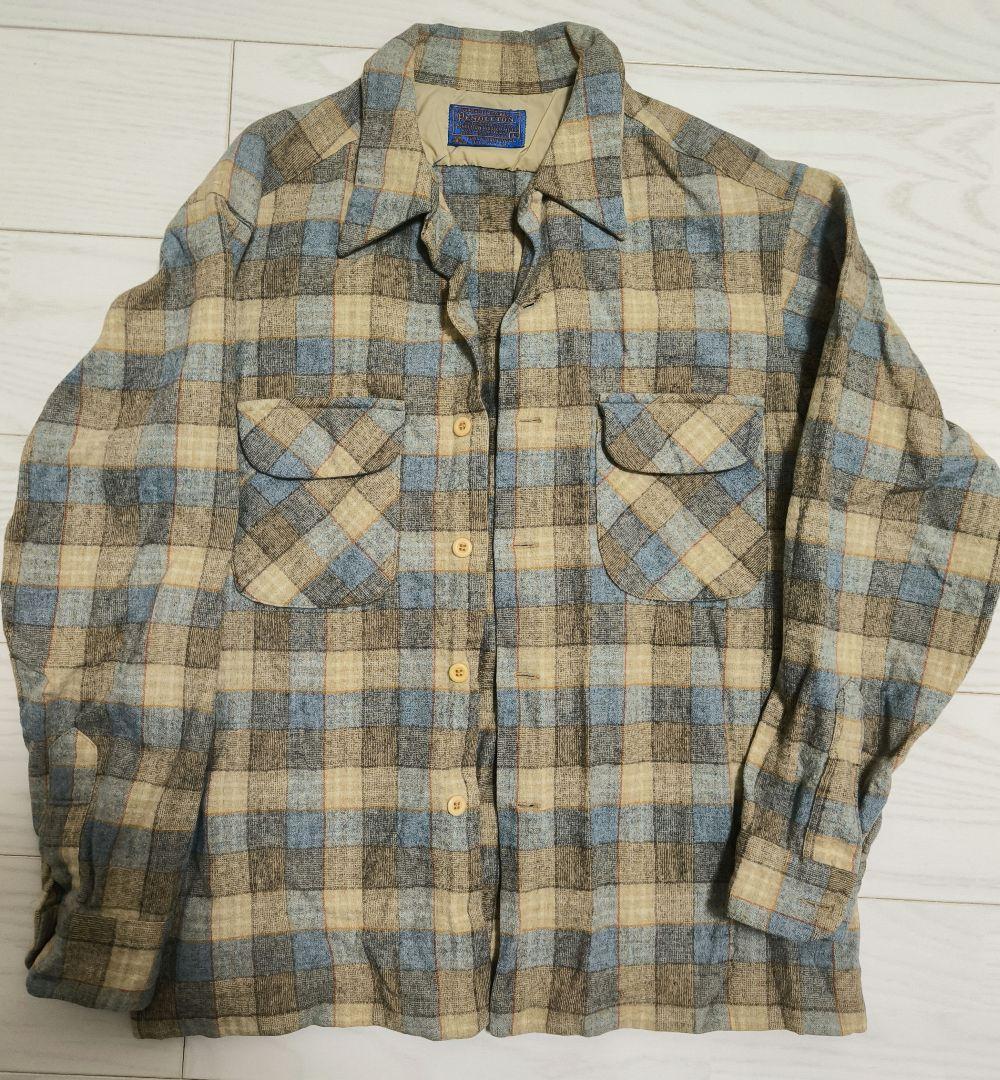 【70sヴィンテージ】ペンドルトン ウールボードシャツ Lサイズ 好配色