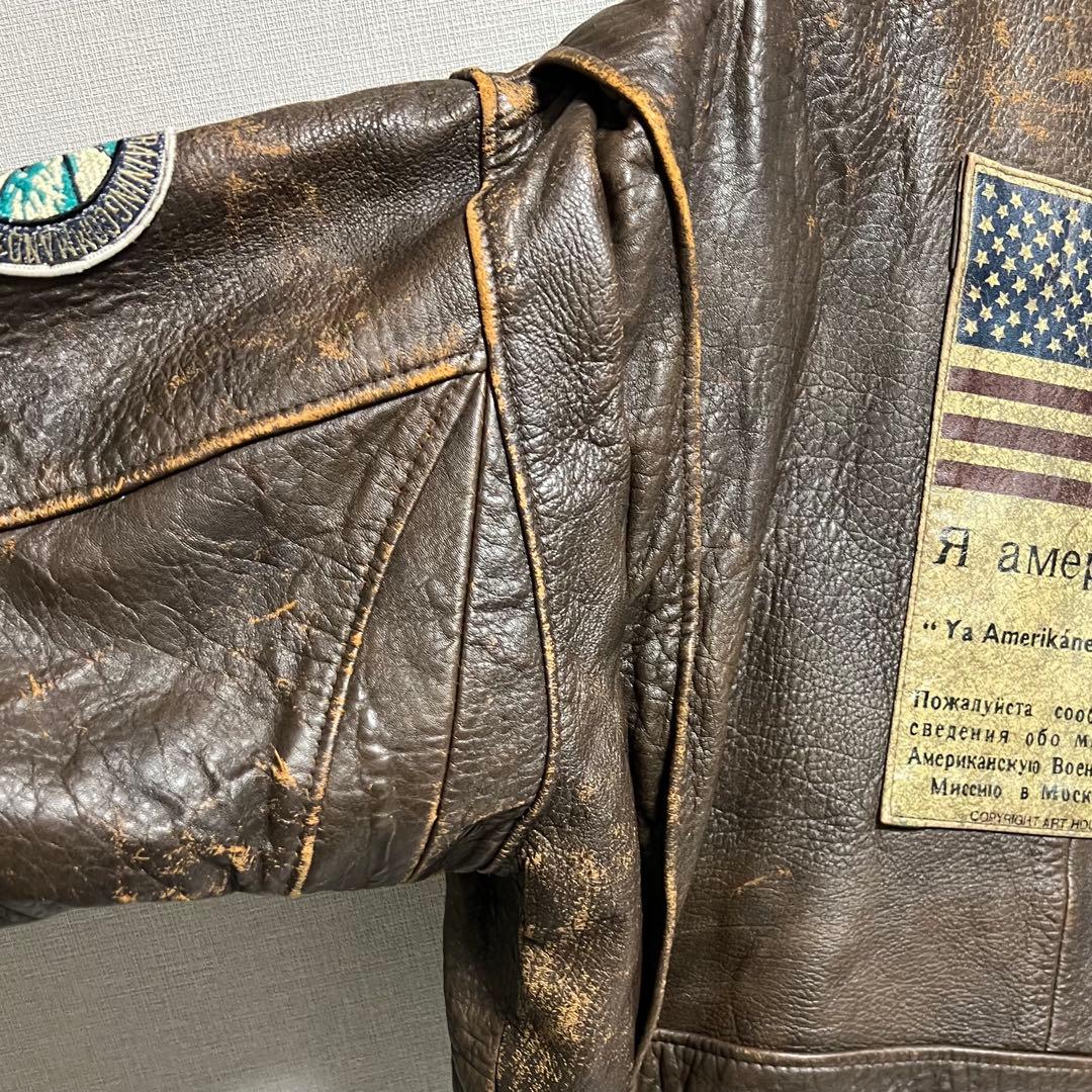 1988 AVIREX G-1 ワッペン フライトジャケット U.S.NAVY