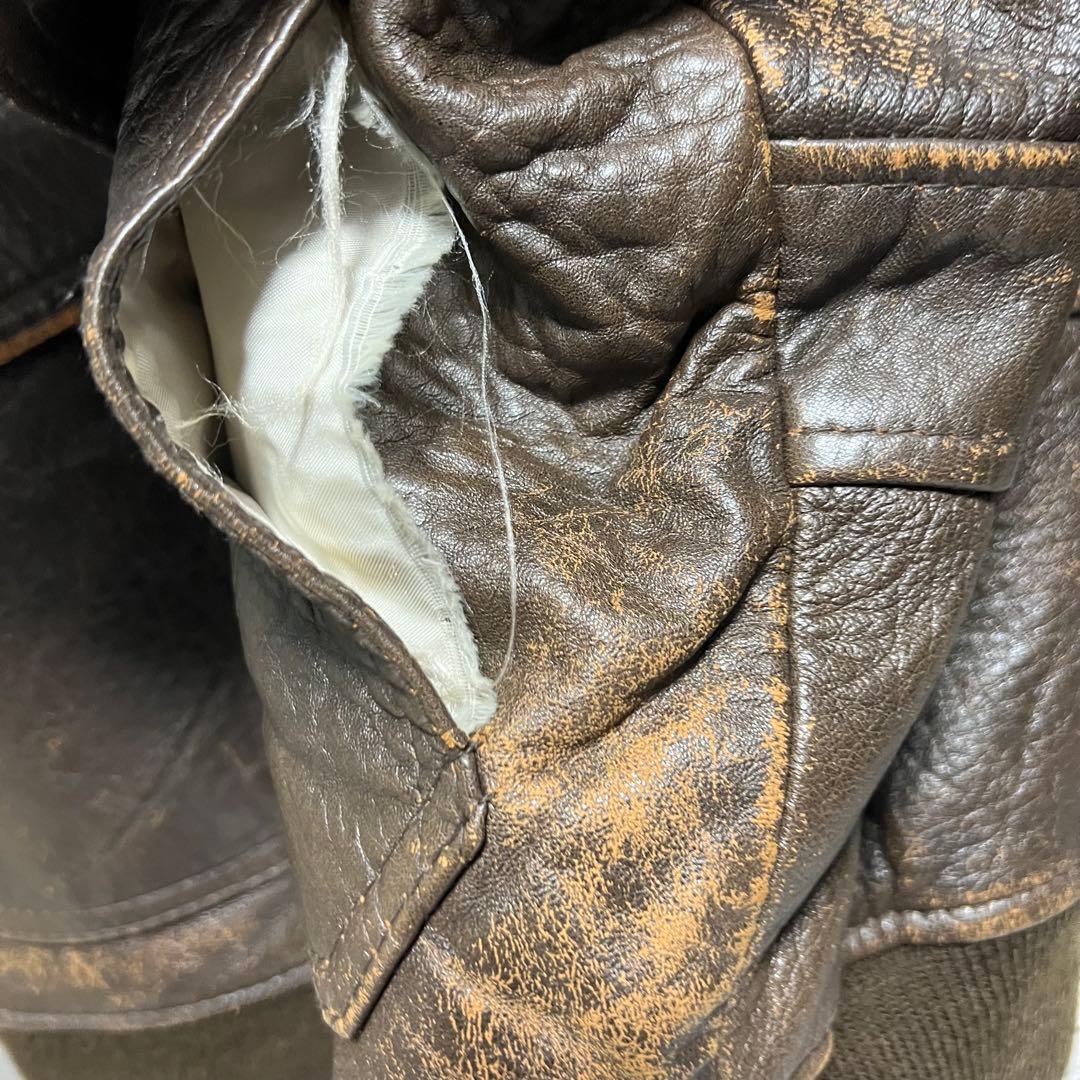 1988 AVIREX G-1 ワッペン フライトジャケット U.S.NAVY