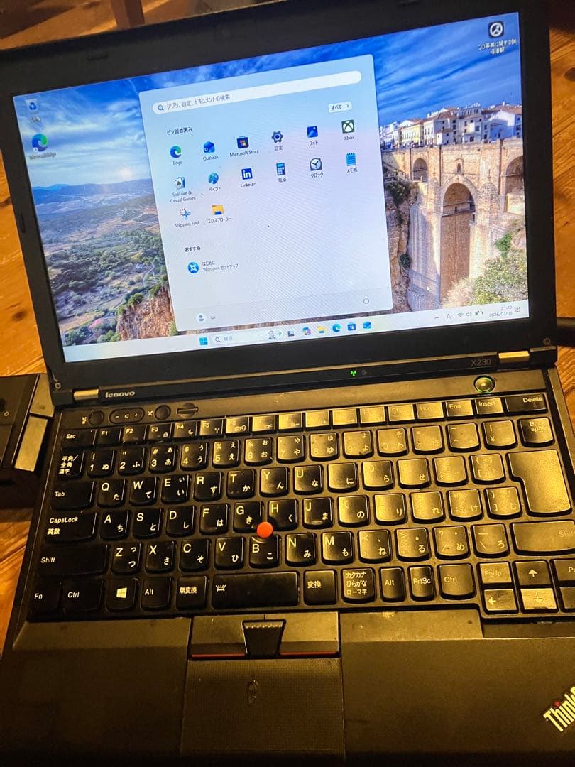 ThinkPad X230（メモリ12GB／SSD換装済）ジャンク扱い - メルカリ