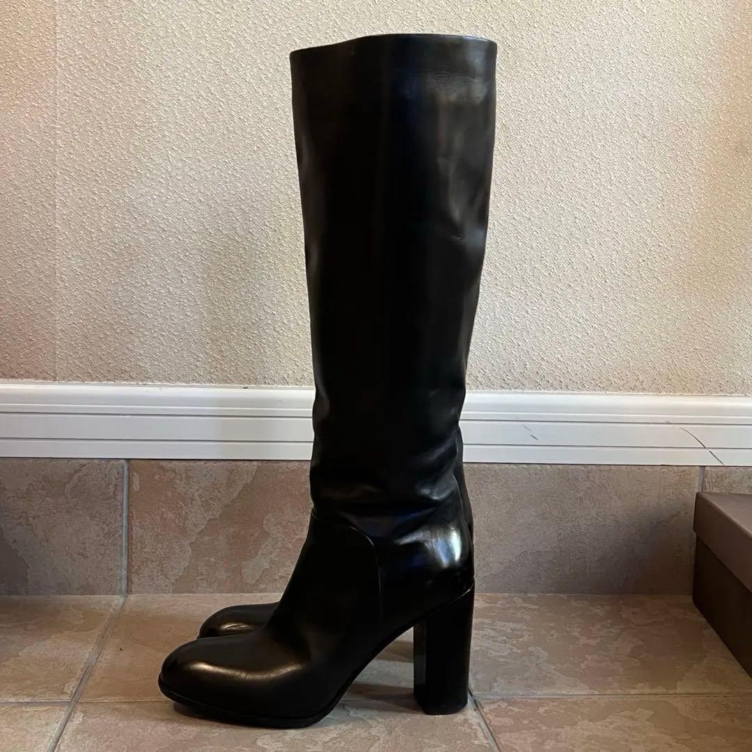 定価15万　SARTORE　ロングブーツ　レザー　黒