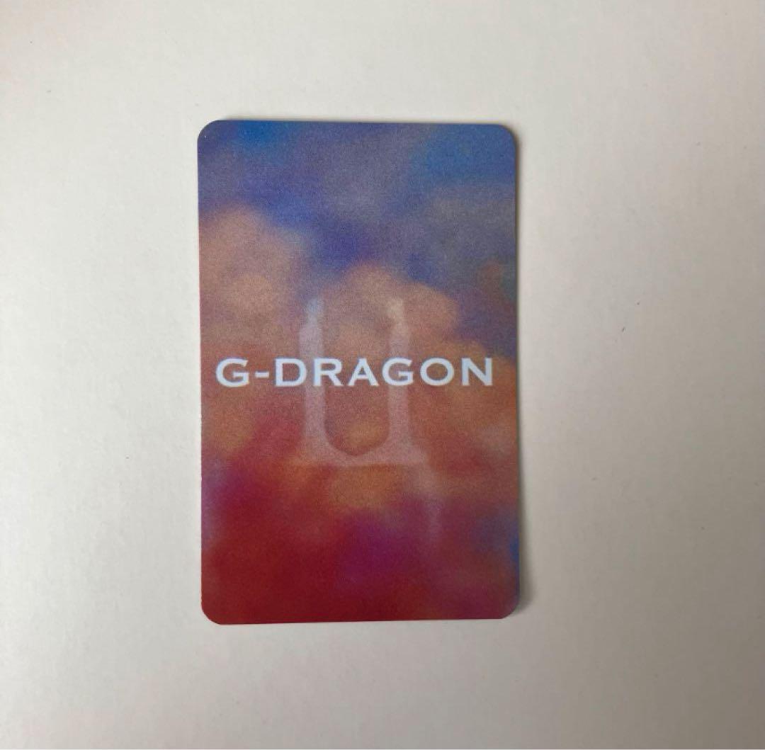 G-DRAGON ジヨン Übermensch 展示会 MD 入場 特典 トレカ - メルカリ
