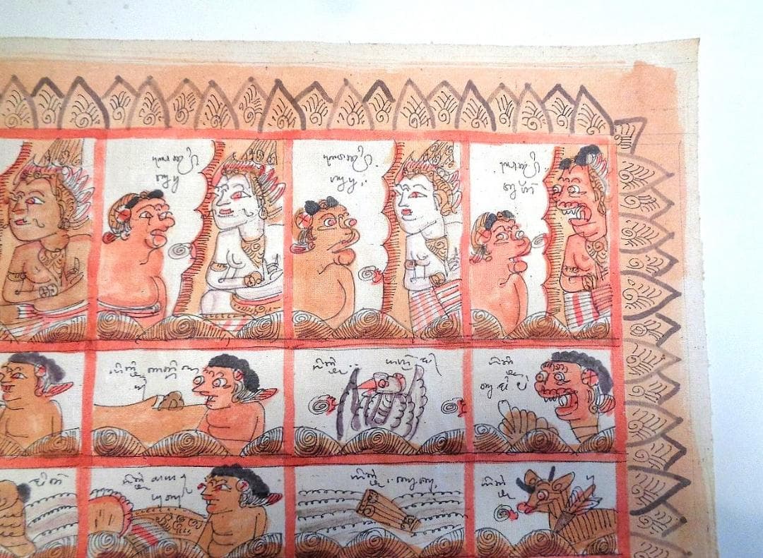 バリ カマサンスタイル カマサン絵画 暦 占い カレンダー - メルカリ