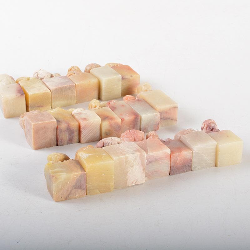 中国 玉石寿山石彫刻 神獣摘 印材 20点まとめて C 6407E - メルカリ