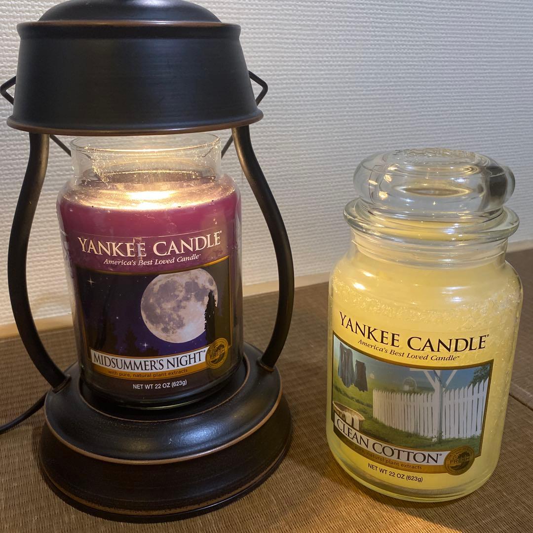 Yankee Candle アロマキャンドル 2点セット ウォーマーランプ付