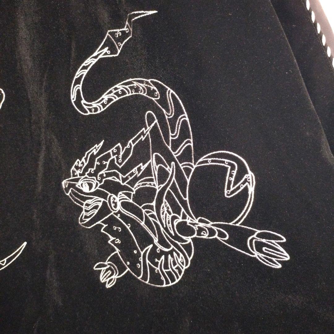 9090☆ポケモン コラボ ベロア 総刺繍 中綿 キャラクター スカジャン L