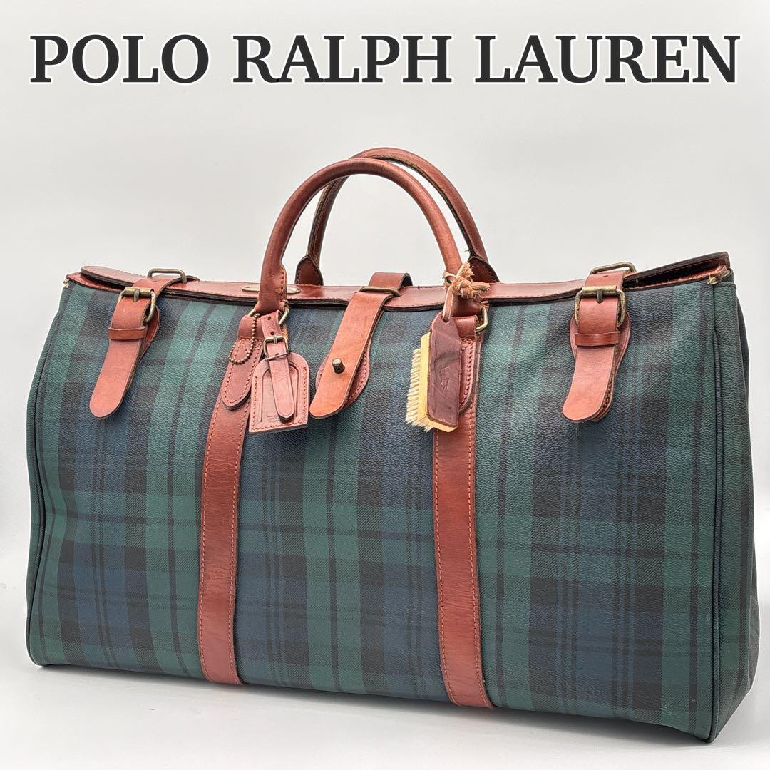 【希少・備品完備】ポロラルフローレン ブラシ 南京錠 大容量 ボストンバッグ
