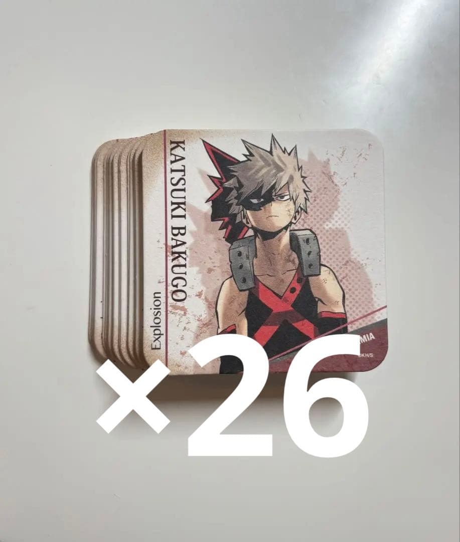僕のヒーローアカデミア ヒロアカ 爆豪勝己 アートコースター26点