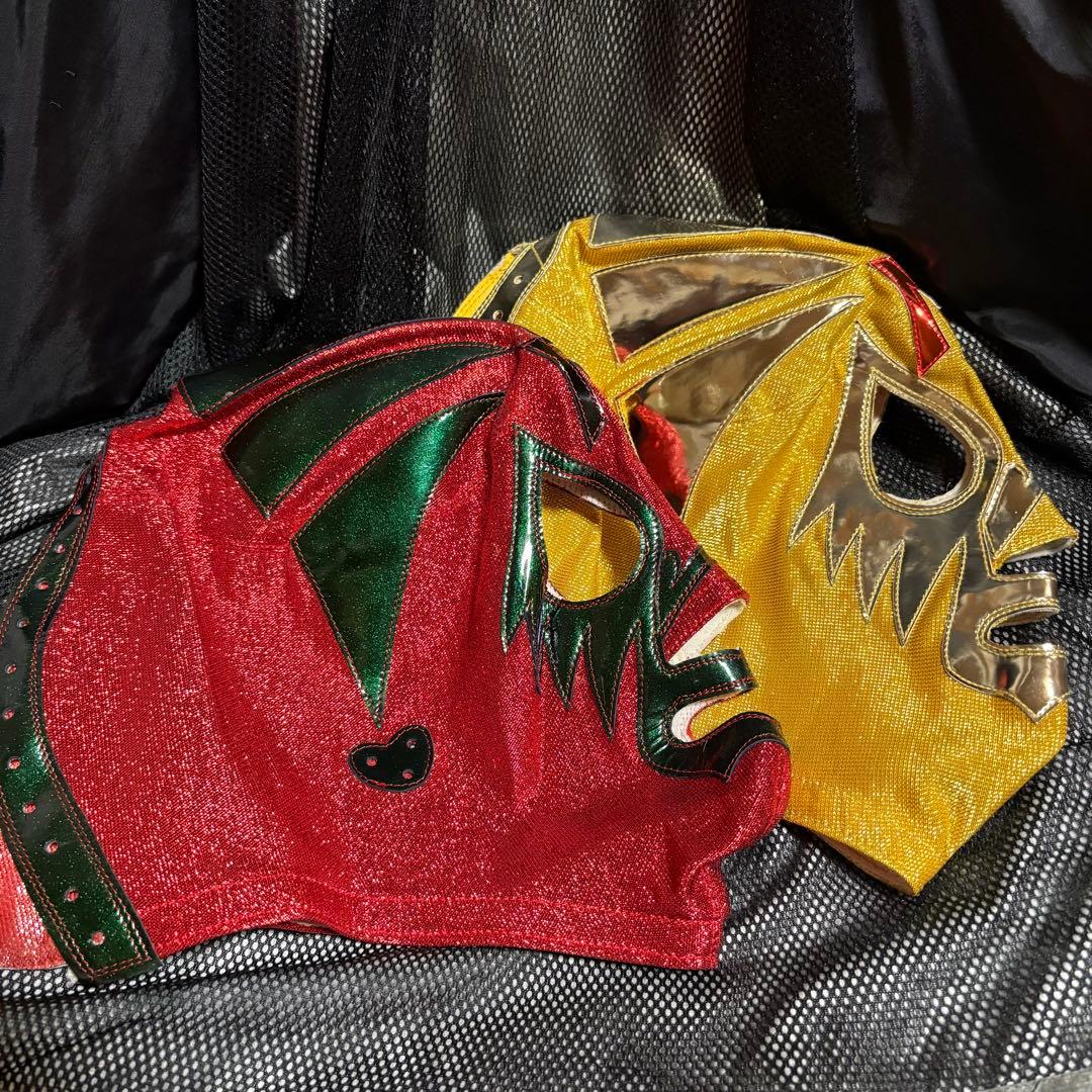 H*o様 ■2枚セット■ミル・マスカラス試合用マスク/ドス・カラス/マスカラス