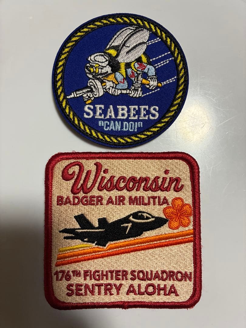 米空軍　第176戦闘飛行隊　F35 パッチ　ワッペン　セット