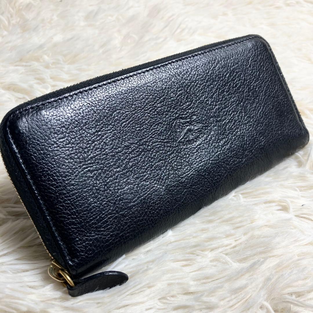 【美品】 イルビゾンテ ロングウォレット ラウンドファスナー