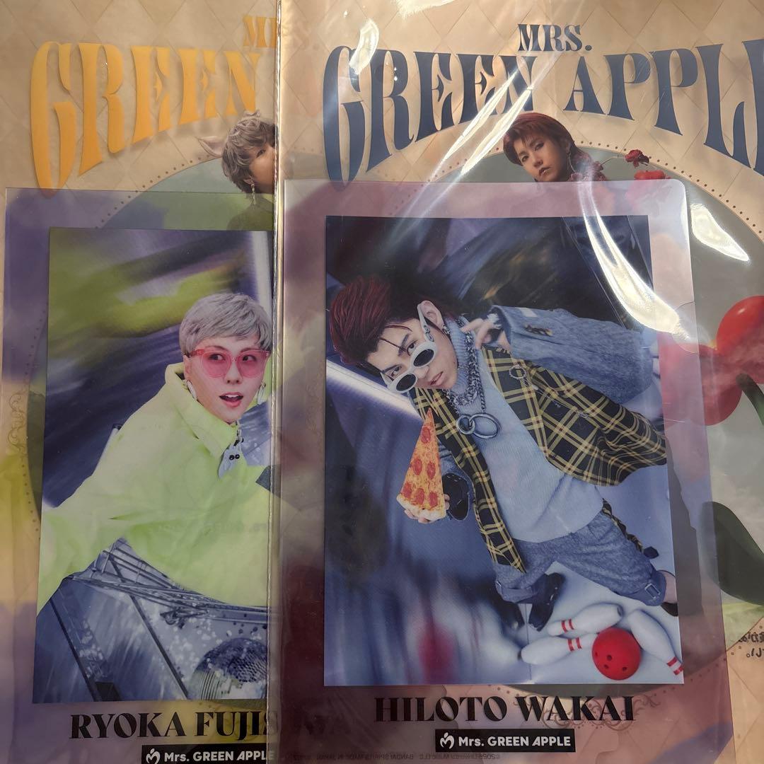 Mrs. GREEN APPLE クリアファイル&ステッカーセット - メルカリ