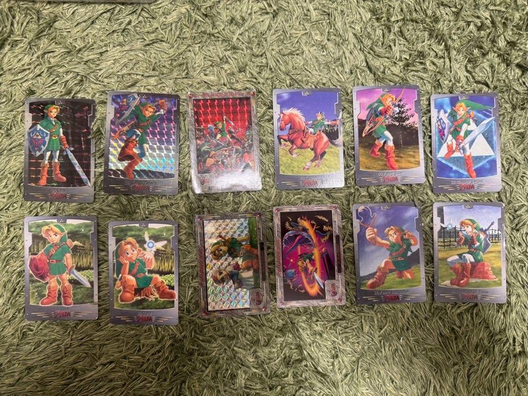 ゼルダの伝説　時のオカリナ　トレーディングカード12枚セット