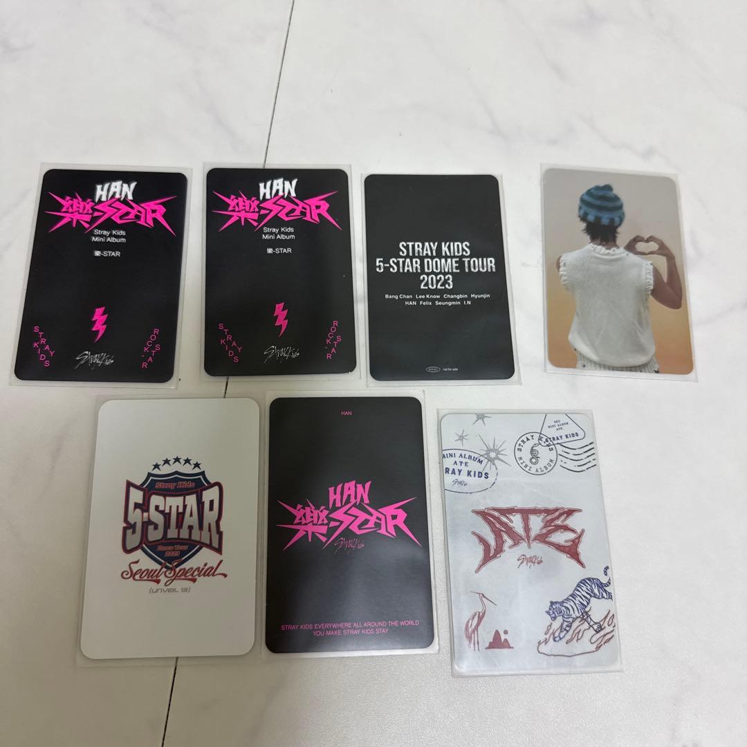 STRAY KIDS ハン まとめ売り7枚 - メルカリ
