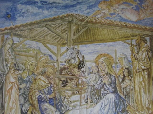 藤田嗣治、【キリスト降誕】、希少な限定額装用画集画、新品高級額