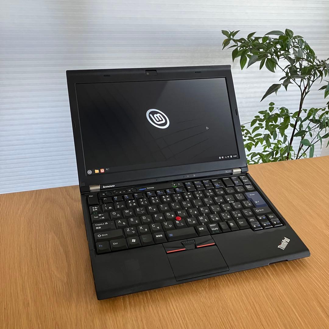 【中古・非常に良い】ThinkPad X220 IPS 8GB 500 SSD 中古購入のThinkPad X220、TNパネルと思いきやIPSパネルと判明。型番