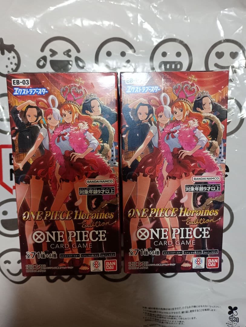 ワンピースカードゲーム　ヒロインズエディション　2box テープカット