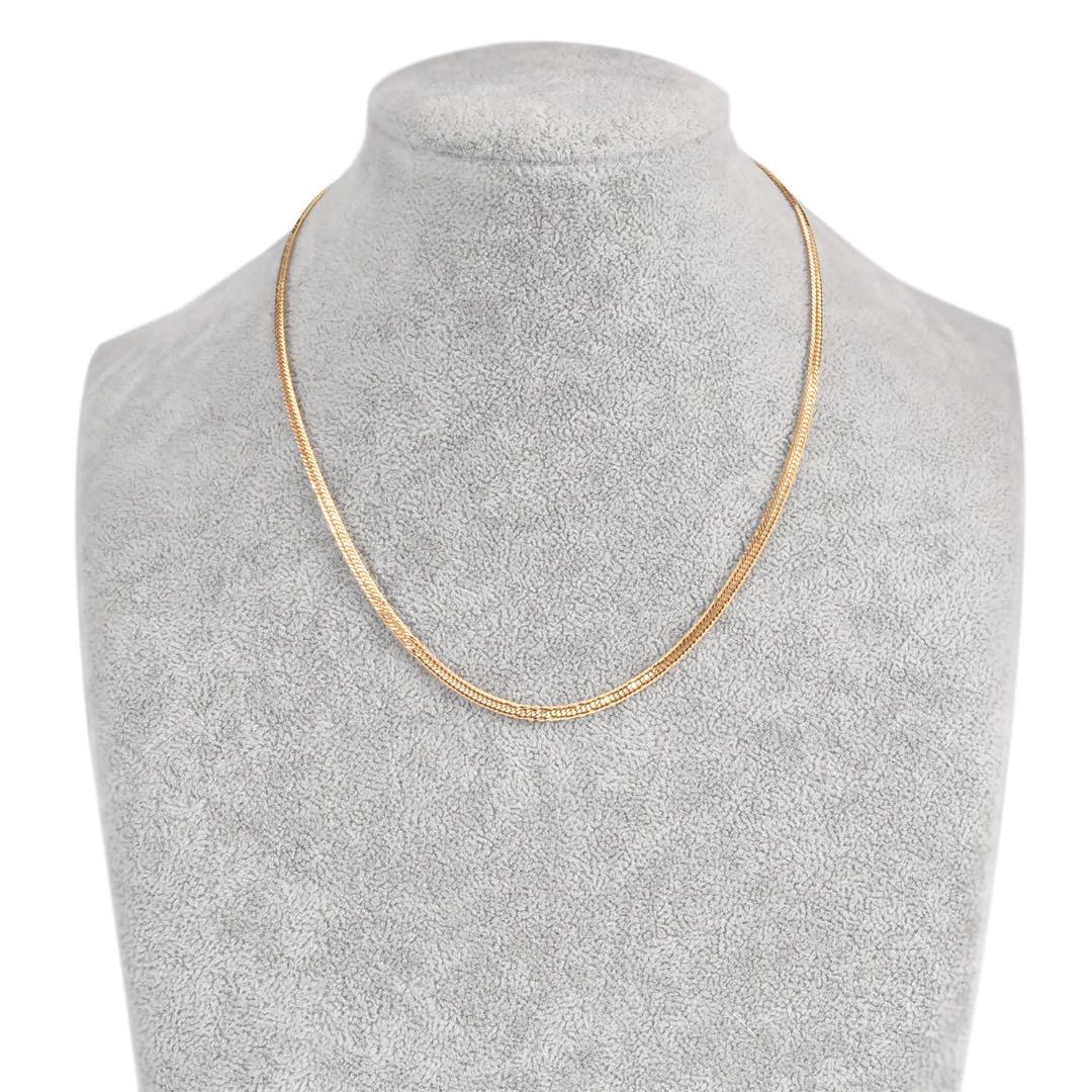 喜平　k18 ネックレス K18 6面 ダブル 33g 55cm ネックレス 造幣局刻印有り[] Kihei Gold