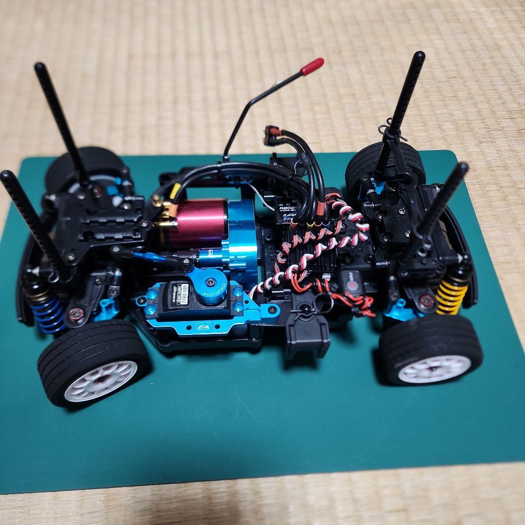 訳アリ(S寸専用)　タミヤMB01　イーグルパーツ多数 のメカ付き