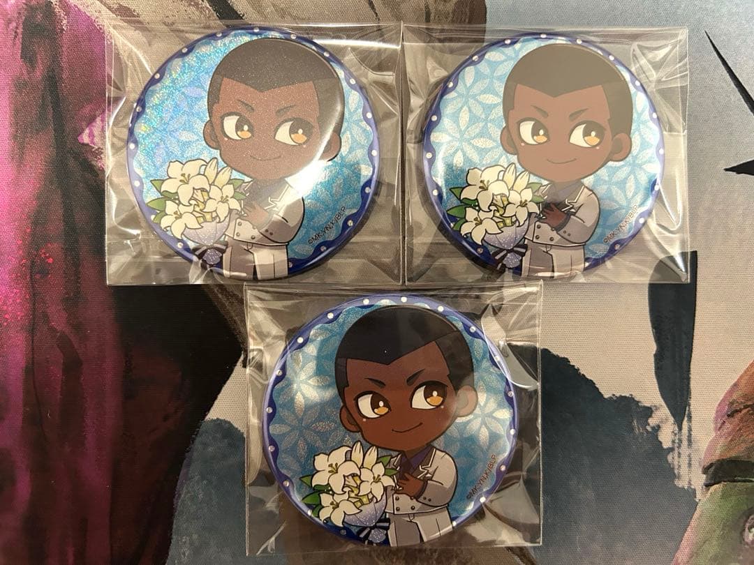 ブルーロック プリンセスカフェ 缶バッジ ジュリアン ロキ ホロ プリカフェ TVアニメ『ブルーロック』 アクリルネームバッジ ジュリアン・ロキ