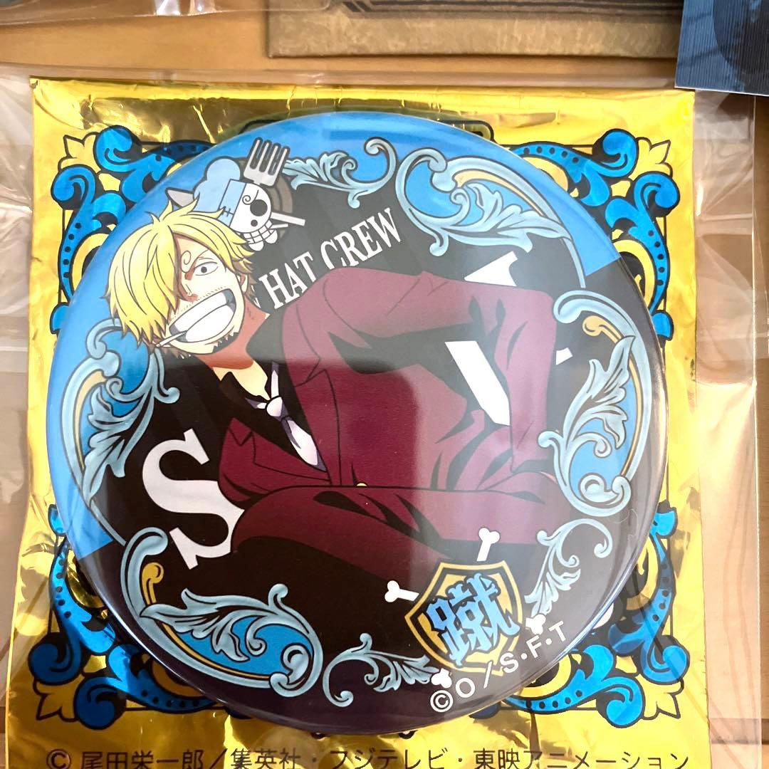 ワンピース サンジ まとめ売り ステータスカード 輩缶バッジ 子供時代
